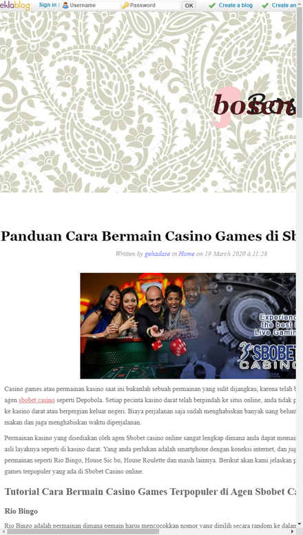 mobile view bosen24.eklablog - Panduan Sbobet Casino Online