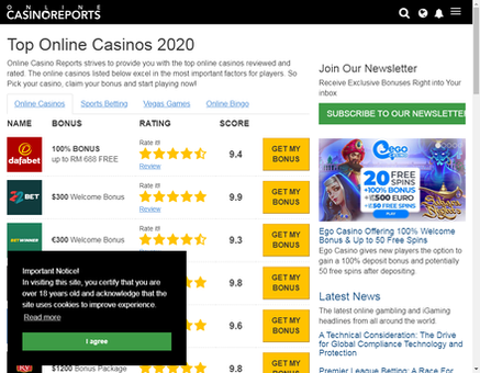 onlinecasinoreports.com-Online Casinos Reviews, Casino Games, Guides & News | Online Casino Reports