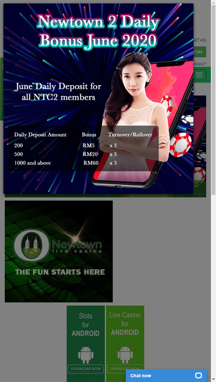 mobile view Newtown | Malaysia Live Online Casino Site